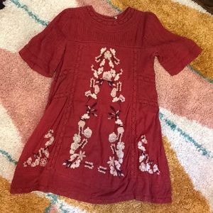 Feee people embroidered dress